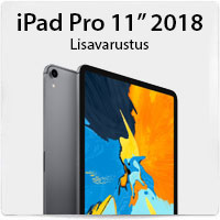 iPad Pro 11 (2018) lisavarustus