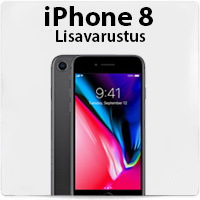 iPhone 8 lisavarustus