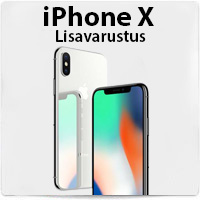 iPhone X lisavarustus